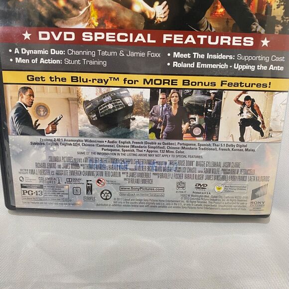 White House Down DVD Channing Tatum Jamie Foxx with Case 2013 Rated PG-13 - Picture 6 of 9